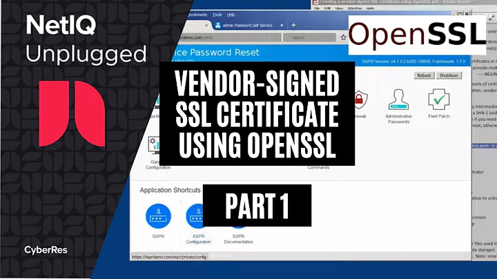 #HowTo Create a Vendor-Signed SSL Certificate Using OpenSSL - Part 1
