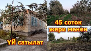 45 соток ЖЕРИ менен YЙ сатылат  /  ШАШЫЛГЫЛА  /  АРАКЕТ КЫЛГЫЛА