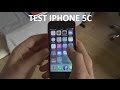 Test iphone 5c  flomainne se ramne 