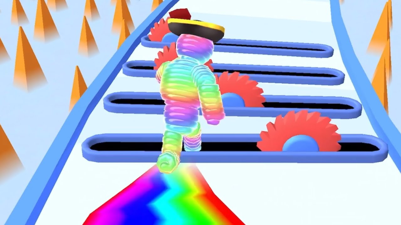 Rope-Man Run - All Levels Gameplay