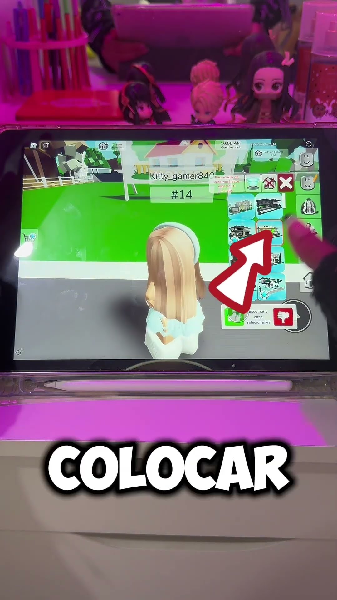 ?ENSINANDO COMO COLOCAR PISCINA SEM TER O PREMIUM NO BROOKHAVEN #likee #roblox #seiscreve