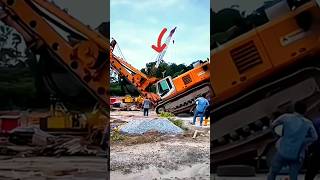 😱 construction fail ⚠️⚠️⚠️ #youtubeshorts #shortfeed #construction #explore #excavator