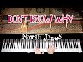 Dont know why  advanced jazz piano arrangement by jacob koller with sheet music