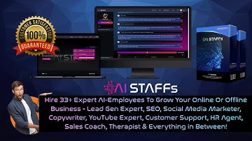 AIStaffs Review - 33+ AI Staff Ready to Skyrocket Your Business!