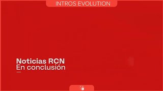 RCN Noticias intros evolution | 1998 present