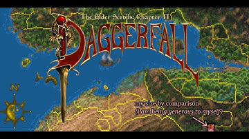 【Daggerfall】lizard lady in a gussied up daggerfall