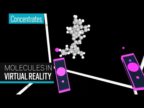 Virtual-reality molecules bend, flex, and wiggle