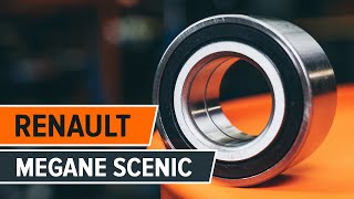 Come cambiare Cuscinetto mozzo ruota RENAULT MEGANE Scenic (JA0/1_) - video tutorial
