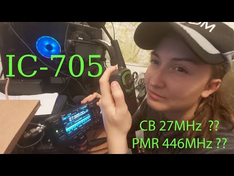 IC-705  Tx/Rx 27 MHz CB & 446MHz PMR ??? #radioamateur #cbradio hamradio cibi #F8DSN #XBS