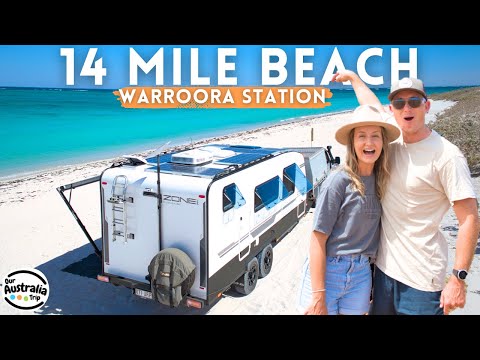 Is this AUSTRALIA’S BEST BEACH CAMP?! 14 Mile Beach, Warroora Station Camping 