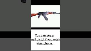 If you rotate your phone you can see a small pistol #trendingguns #AMMUNATION #catcomedy