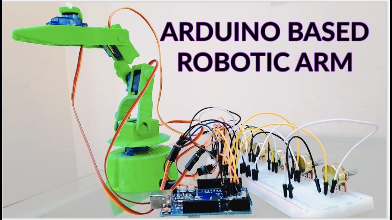ARDUINO BASED ROBOTIC ARM BUILD + WIRING PART 1 - YouTube