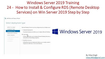 Windows Server 2019 Training 24 - How to Install & Configure RDS (Remote Desktop Services)