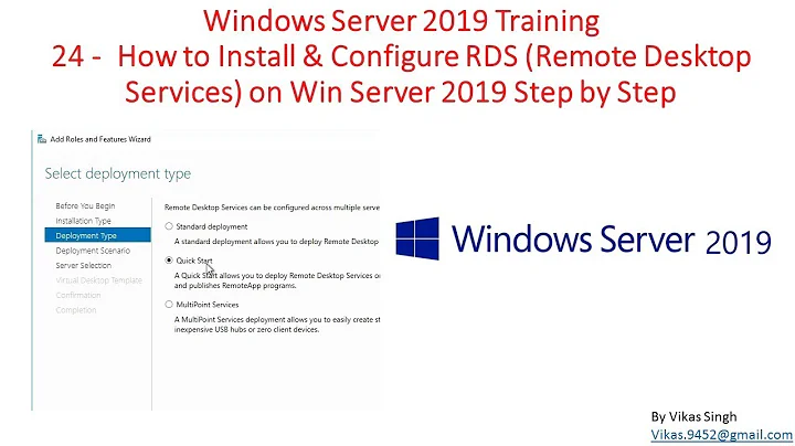 Windows Server 2019 Training 24 - How to Install & Configure RDS (Remote Desktop Services)