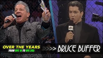 Bruce Buffer - Over The Years - From UFC 10 to UFC 265 | Bruce Buffer Tribute | FightNoose