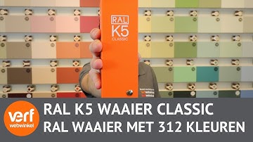 Ral kleuren bekijken? Ral K5 kleurenwaaier