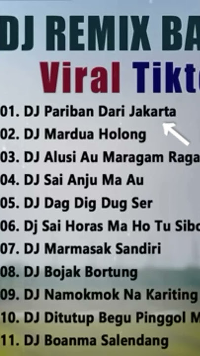 Dj Pariban Dari Jakarta