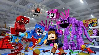 PRESO COM CRIATURAS DA POOPY PLAYTIME EM UMA LOJA DE BRINQUEDOS NO MINECRAFT !