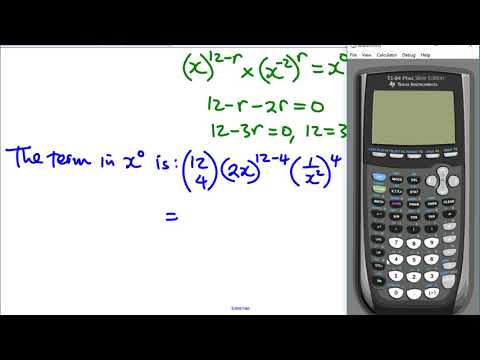 Finding the constant