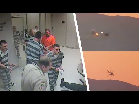 პატიმრებმა ბადრაგის თანამშრომელი გადაარჩინეს / რუსული სამხედრო ვერტმფრენის ჩამოგდების კადრები