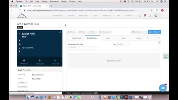 PPT how to make a sales activity in Leadsquared