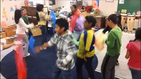 Fun Nutcracker Chinese Dance Movement Activity with Scarves for Upper Grades