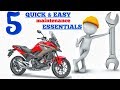 Honda NC 750X - 5 Quick&Easy Maintenance Essentials