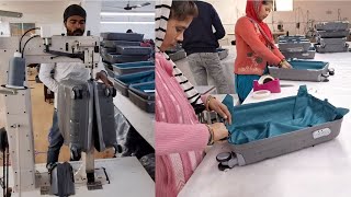 How Indian Travel Luggage Bags are Manufactured in Factory // Mass Suitcase Making Process