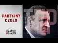 Partyjny czog  reporta marcina gutowskiego czarno na biaym tvn24