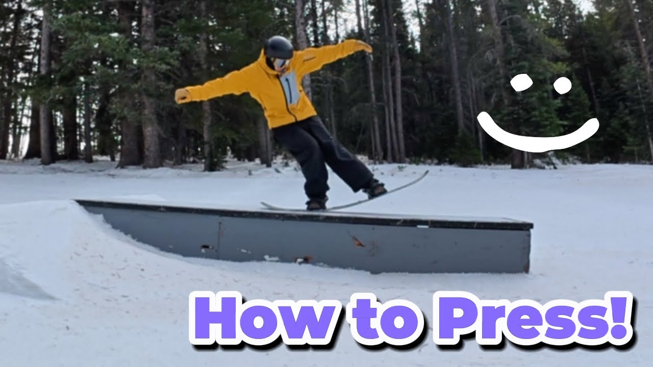 How to Press Your Snowboard (Beginner Progression Tips!)