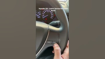 Hyundai i20 Active Service Reminder Reset - India