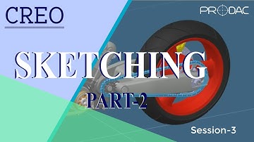 Learn Sketching in Creo Part-2