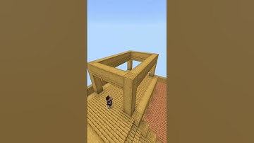 make simple house in one block survival #shorts #shortvideo #minecraft #oneblock