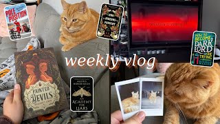 Dark academia, historical horror, F1 romance + more! || weekly reading vlog