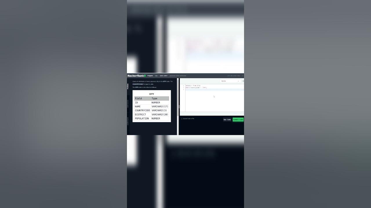 Sql hackerrank solved problems sql tutorial for beginners sql 