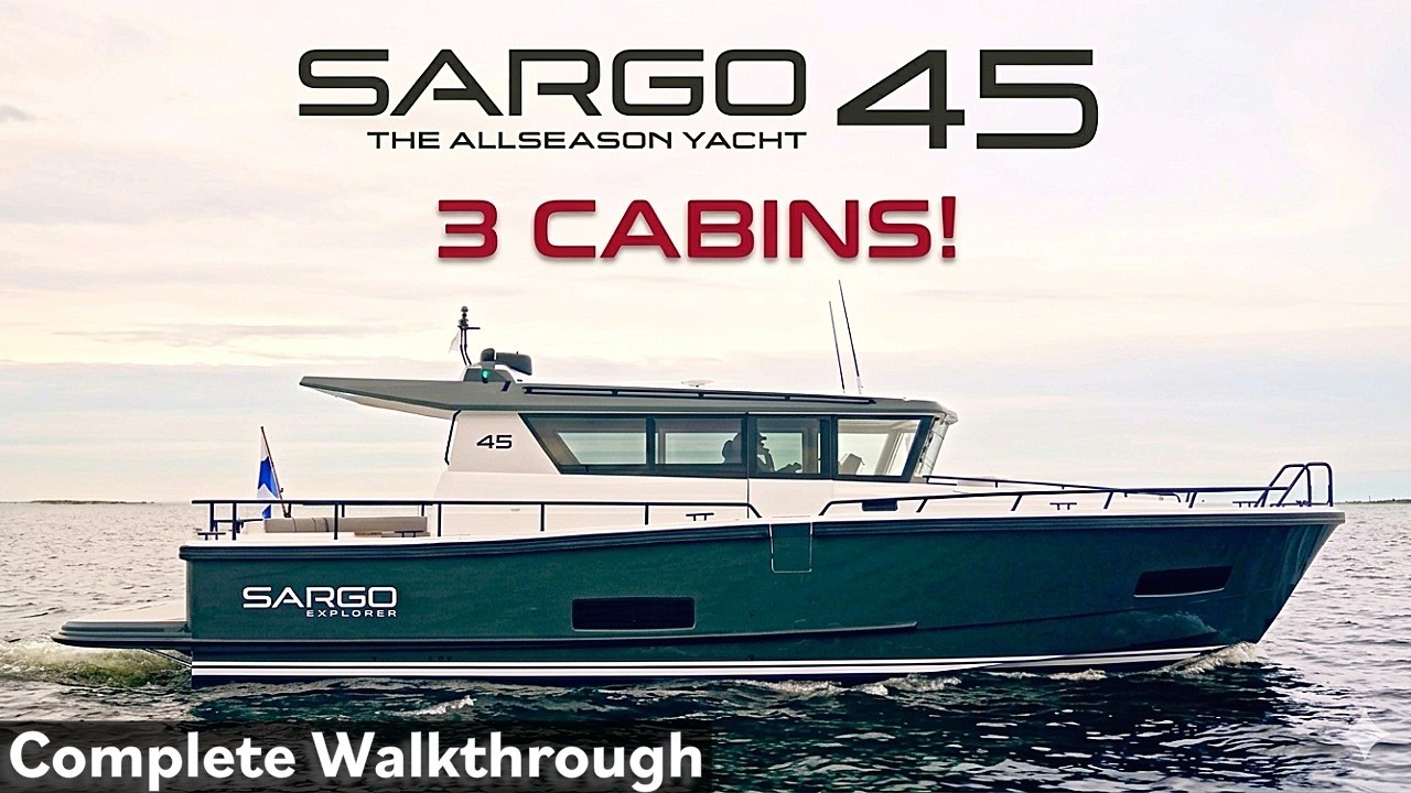 ⁣Is This the Ultimate All-Weather 3-Stateroom Cruiser? | Sargo 45 Full Tour