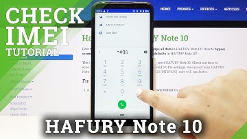 How to Check IMEI Number of HAFURY Note 10 – IMEI & Serial Number