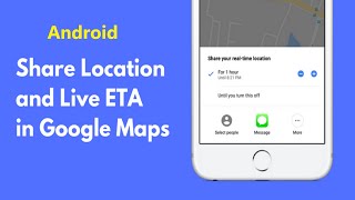 How to share your real time location via Google Maps screenshot 1