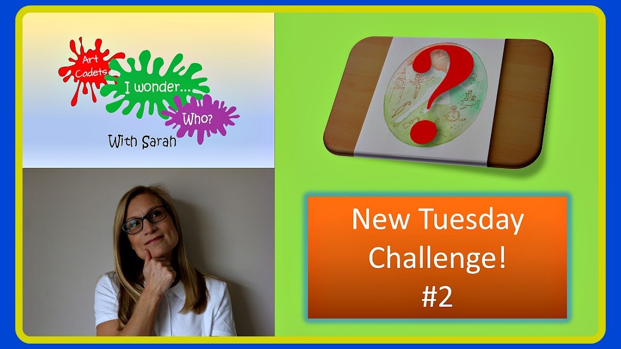 I wonder Who Art challenge #2 Guess who I'm painting this week!