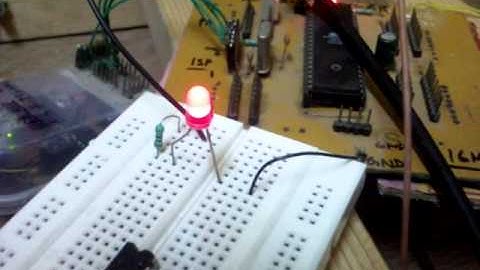 LED dimmer with Atmega32 pwm
