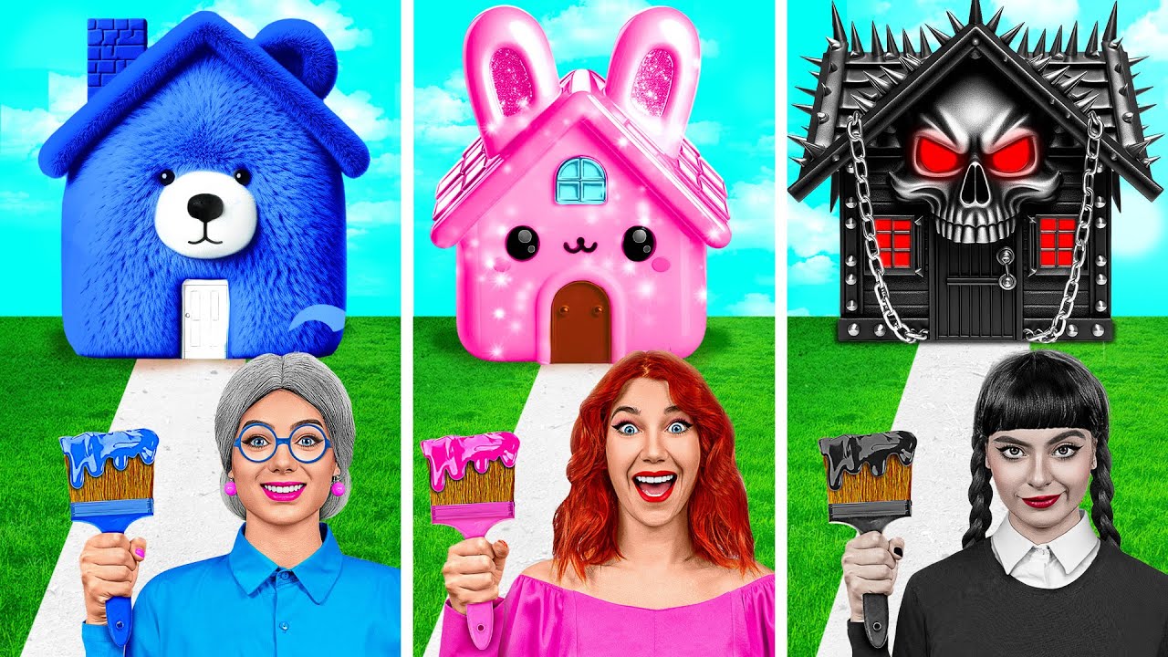 Домики Одного Цвета Челлендж | Война Пранков от Friendly DO