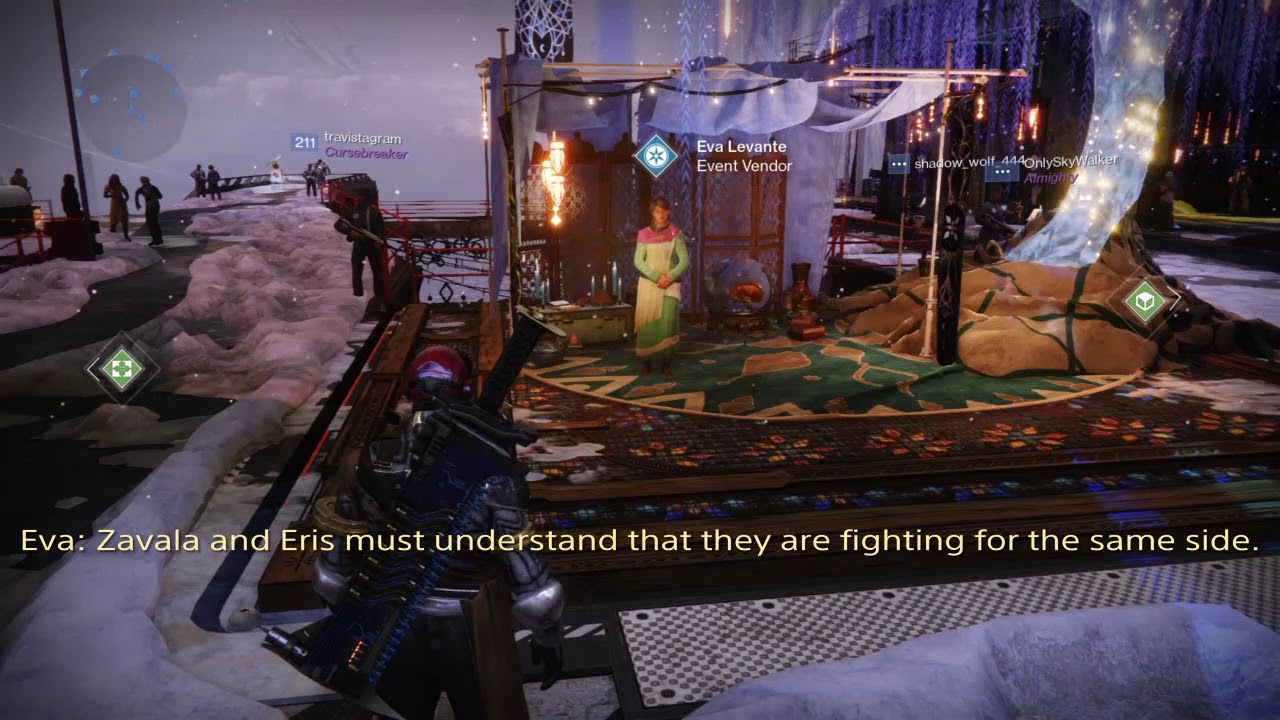 Idle Dialogue, The Tower | Eva Levante: "Zavala and Eris Must Understand" | Beyond Light