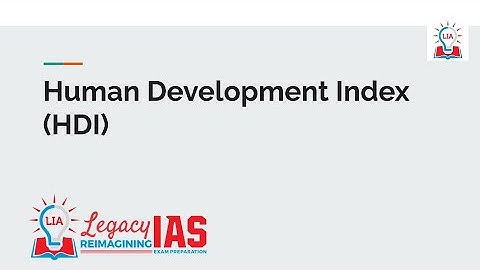 Human Development IndexHDI