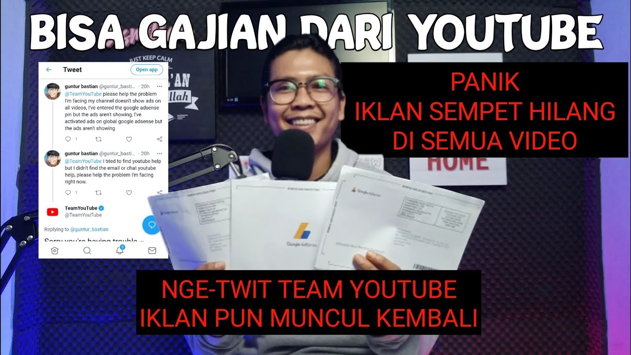 CARA MENGATASI IKLAN YANG HILANG DI VIDEO YOUTUBE