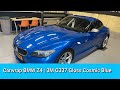 Carwrap van een bmw z4 in 3m g337 gloss cosmic blue