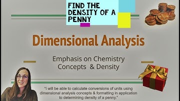 Find the Density of Anything: Dimensional Analysis (18)