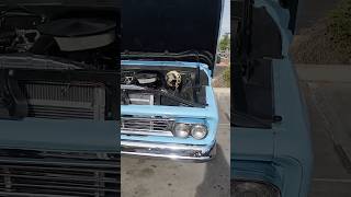 Beautiful Chevy C10 Pick up Truck at Cars and Coffee #carsoftiktok #carlover #oldschool 