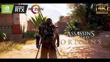 [4K] AC ORIGINS - Beyond All Limits - RTX 3060 - RAY TRACING - MAX SETTINGS - CINEMATIC GAMEPLAY P1