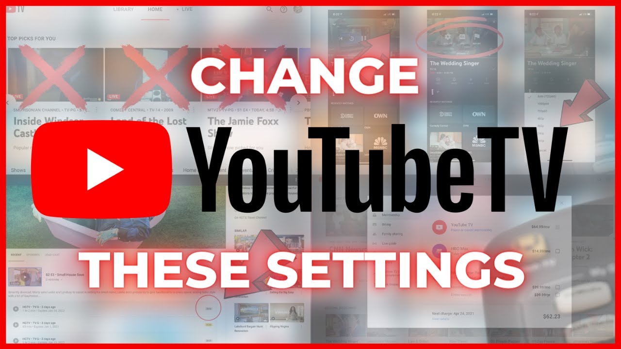 15 Youtube Tv Settings You Need To Know Youtube Tv Tips Tricks Youtube