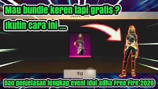 BUNDLE GRATIS! CARA MENDAPATKAN BUNDLE SHINING GOLD| BUNDLE GRATIS EVENT IDUL ADHA FREE FIRE 2020